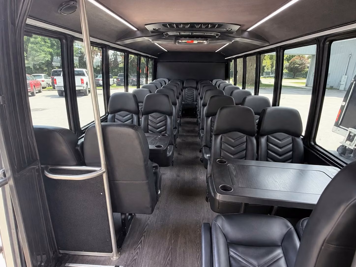 15 passenger minibus inside