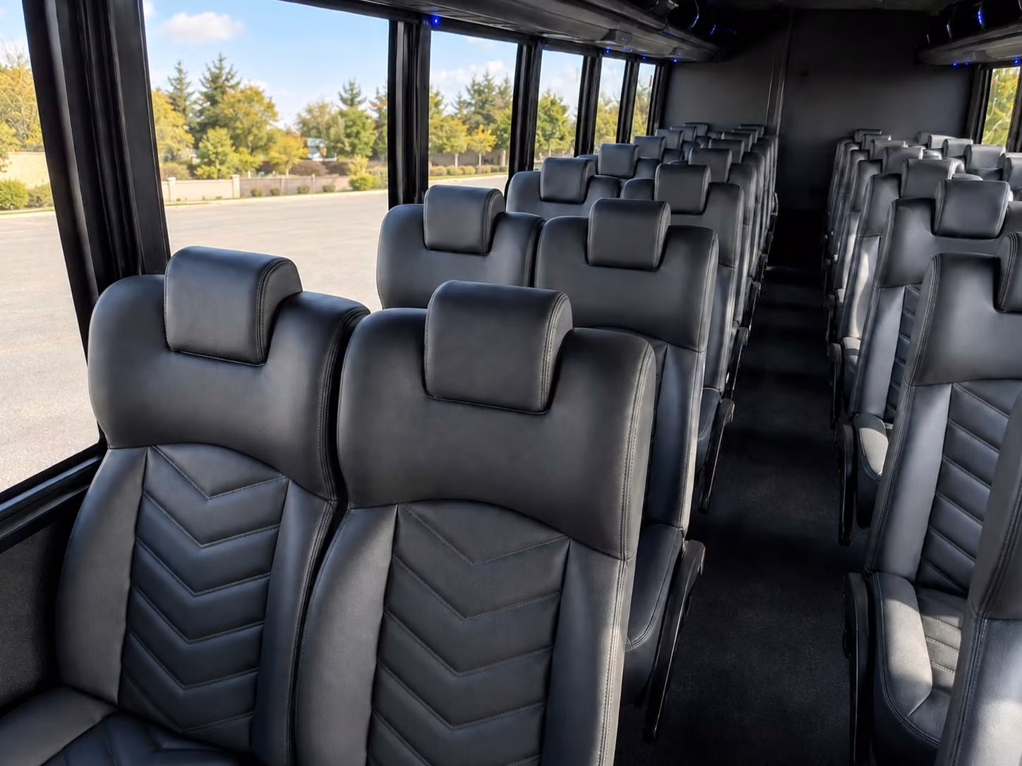 18 passenger minibus inside