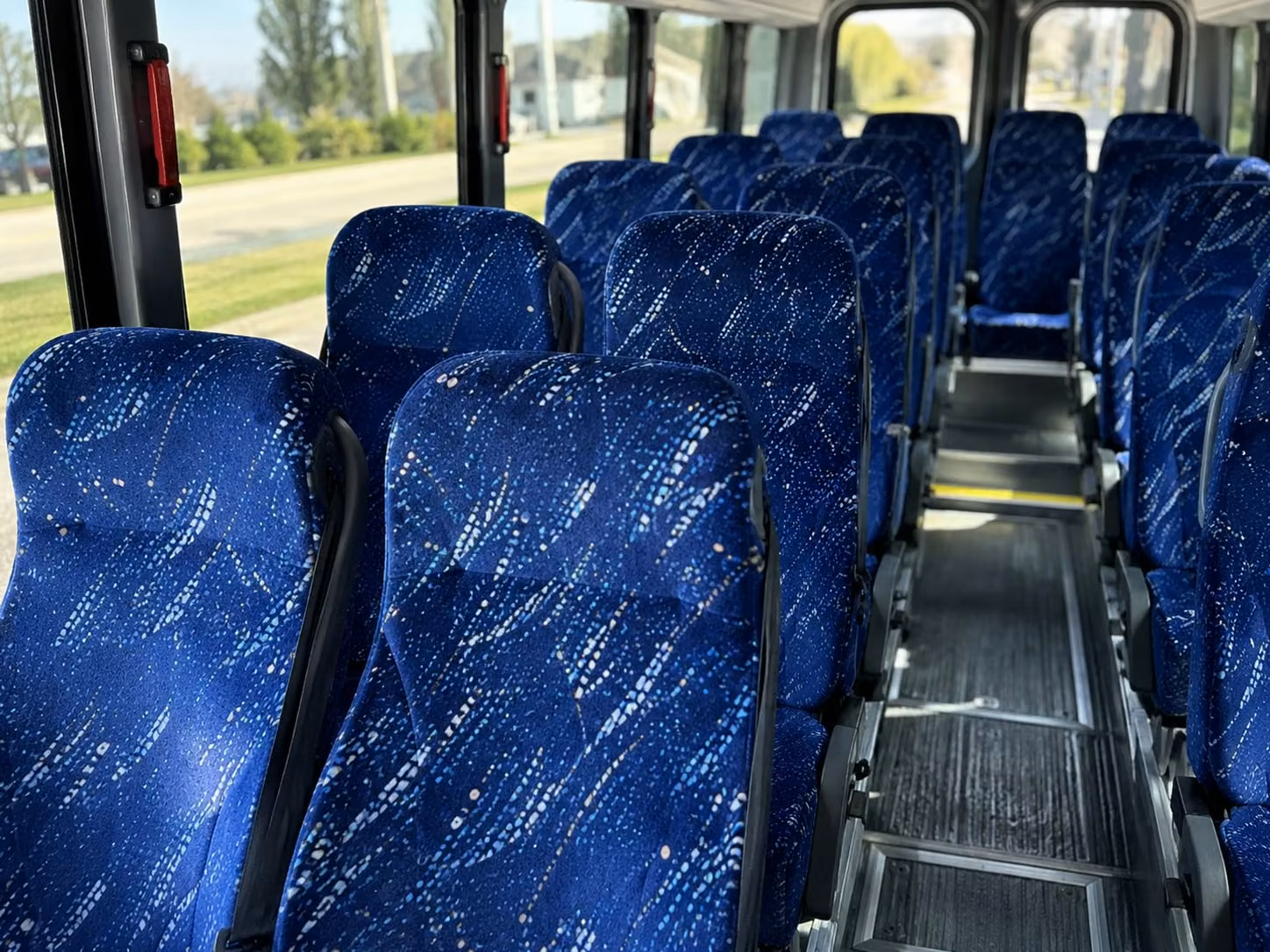 18 passenger minibus interior