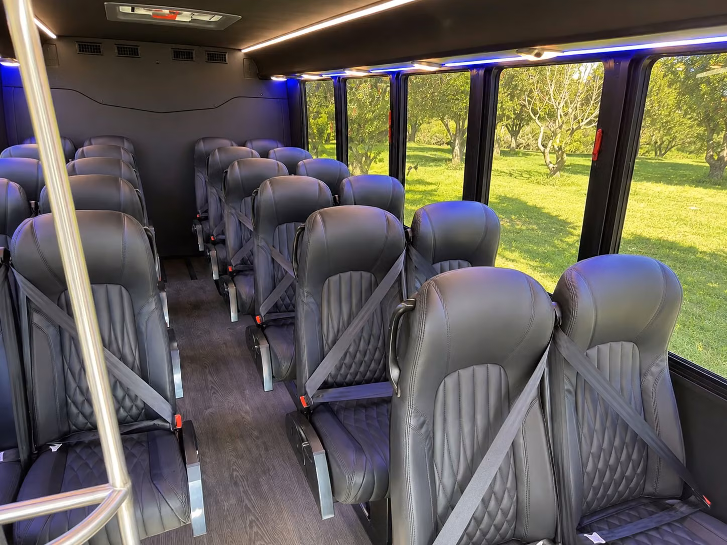 20 passenger minibus interior