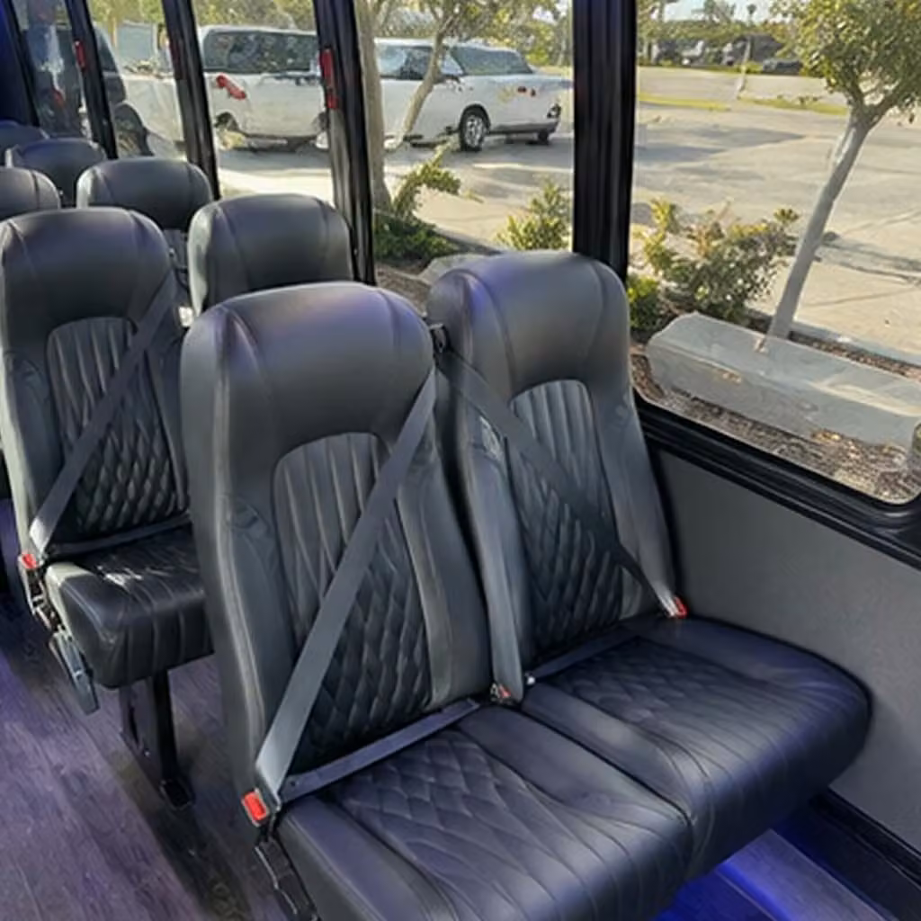 25 passenger minibus inside