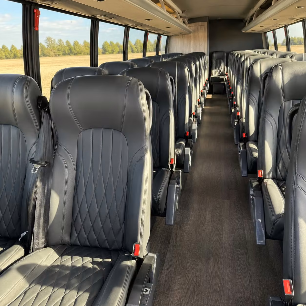 25 passenger minibus interior