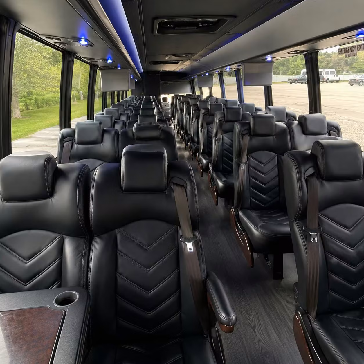 28 passenger minibus inside