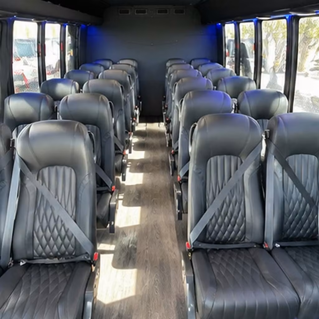 30 passenger minibus interior