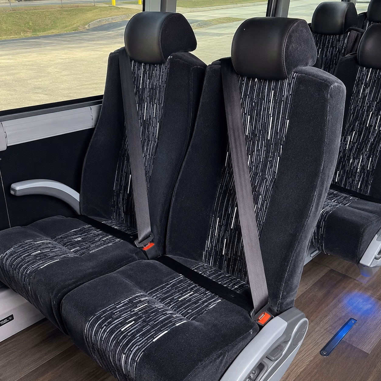 north las vegas charter bus rental inside