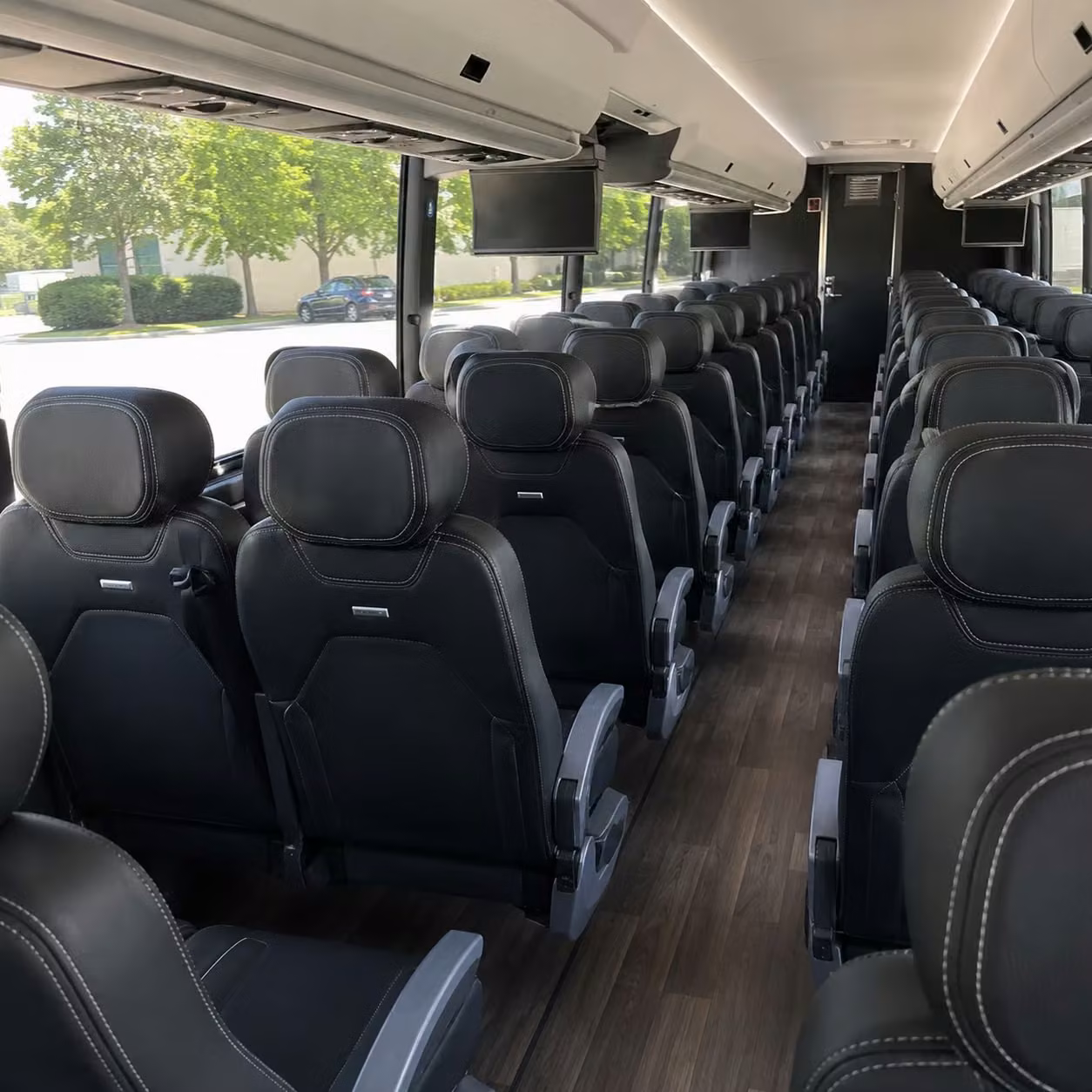 rather than juggling rental cars book a corporate charter bus for las vegas motor speedway events