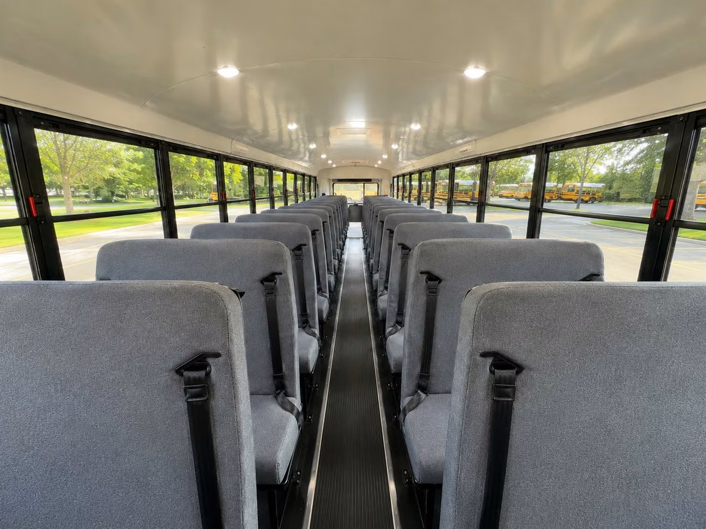 school bus interior